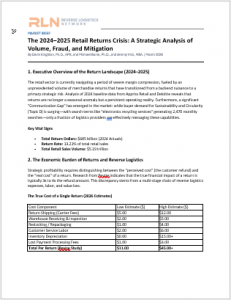 The 2024–2025 Retail Returns Crisis: A Strategic Analysis of Volume, Fraud, and Mitigation
